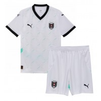 Maglie da calcio Austria Seconda Maglia Bambino Europei 2024 Manica Corta (+ Pantaloni corti)